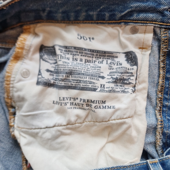 Levi's 501 Mid-Thigh Women's Jean Shorts, US27 - Picture 6 of 11